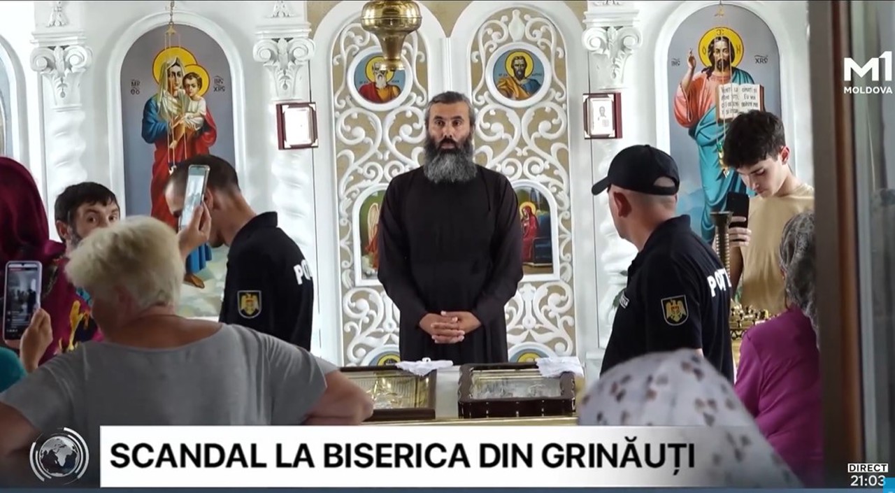 Dispută cu tensiuni între cele două mitropolii la Grinăuți: biserică sigilată, preot suspendat