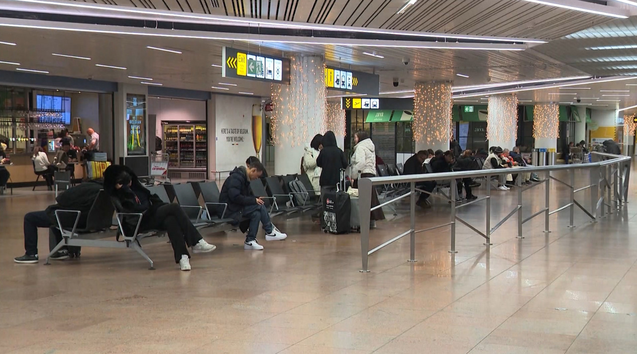 Chaos at Brussels Airport as national strike hits Belgium