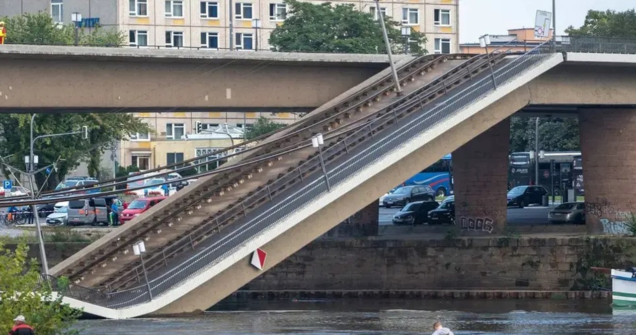 Un pod din orașul german Dresda s-a prăbușit 