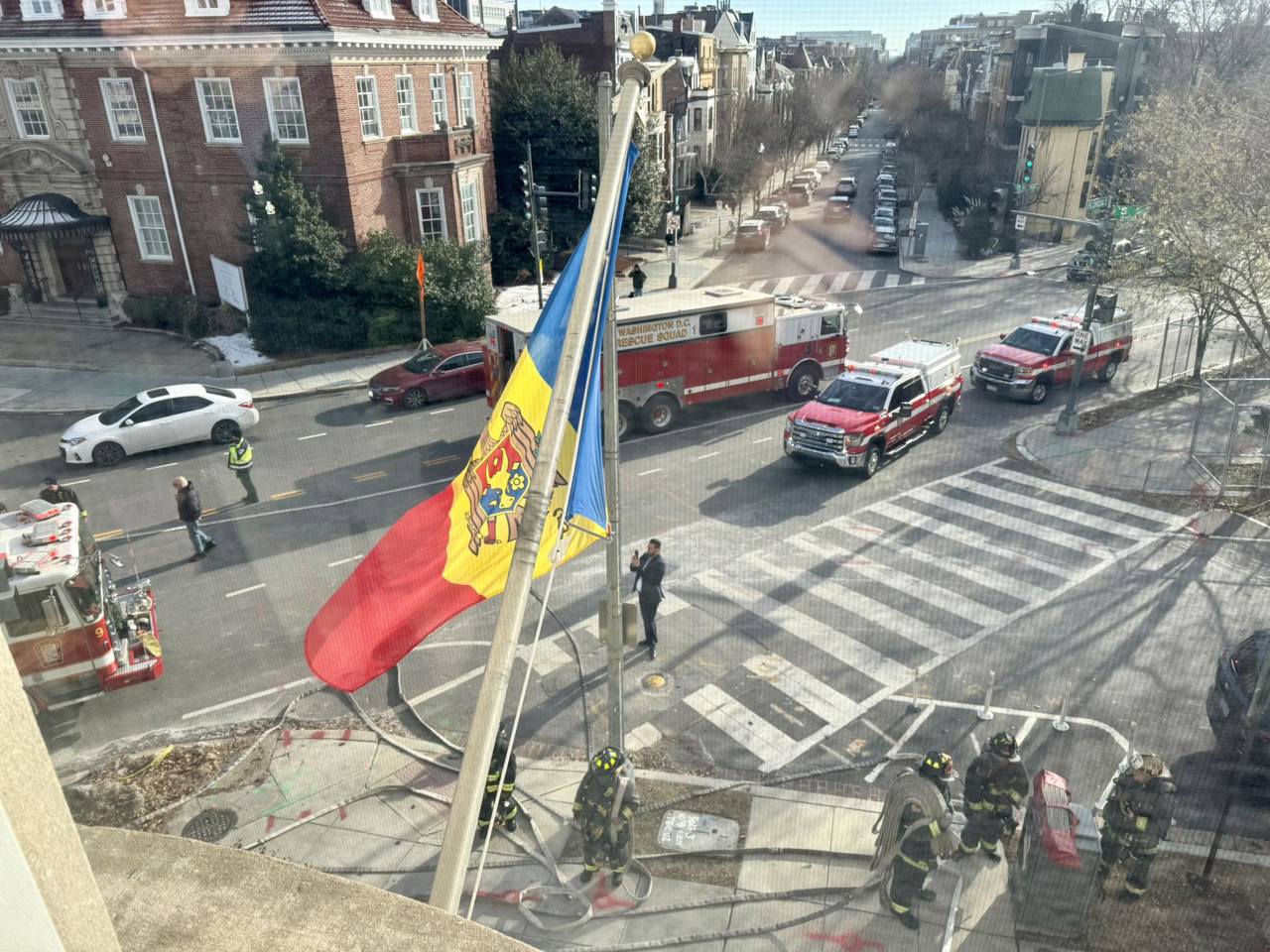 Incendiu la Ambasada Republicii Moldova în SUA. Servicii consulare, suspendate