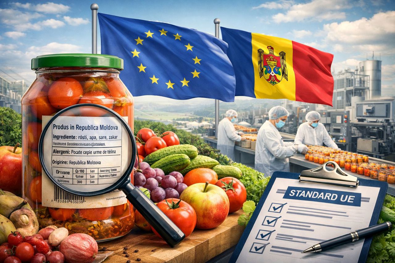 Moldova accelerează alinierea la standardele UE: etichete clare pentru consumatori și reguli stricte pentru producători