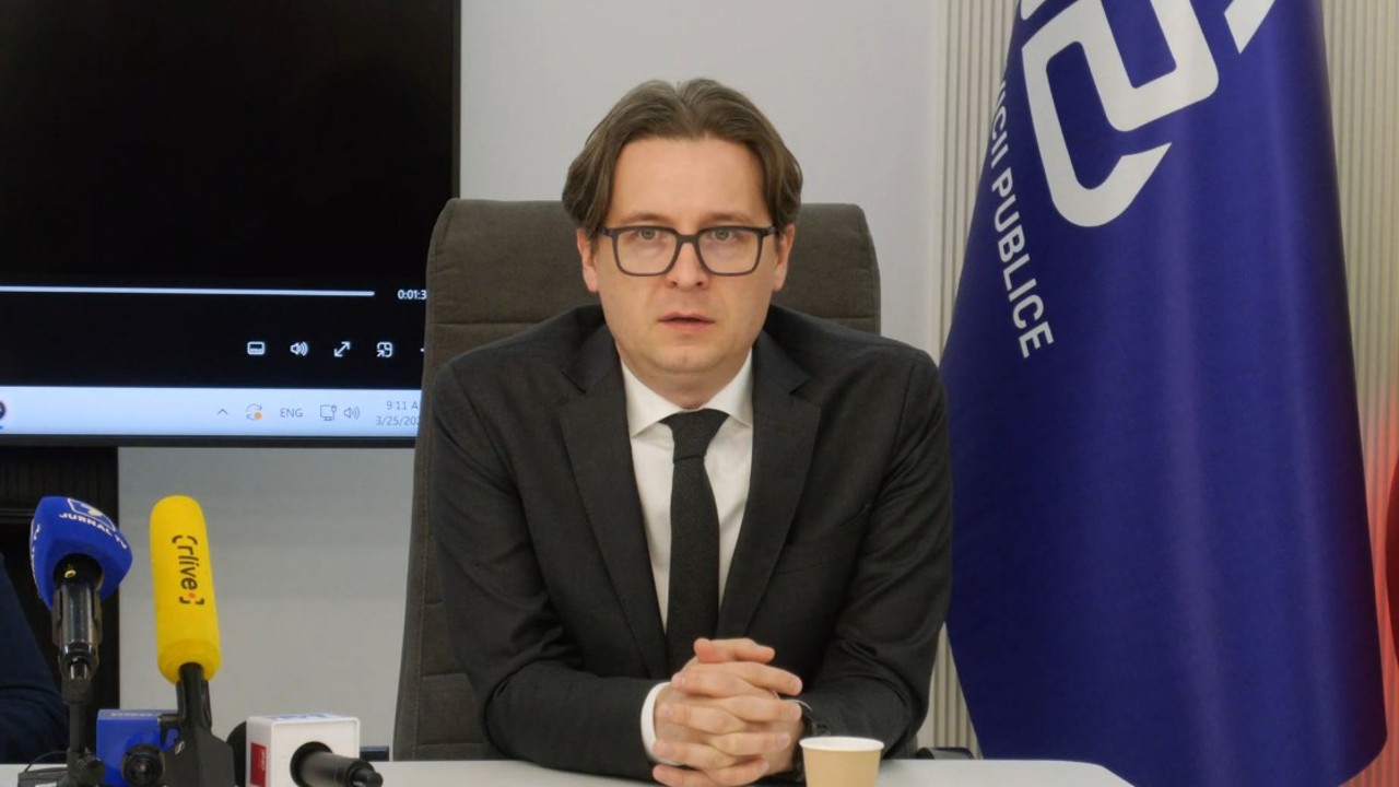 Mircea Eșanu, directorul Agenției Servicii Publice (captură video, conferință de presă)