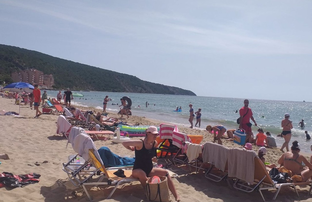 Plajă din Bulgaria, iunie 2024
