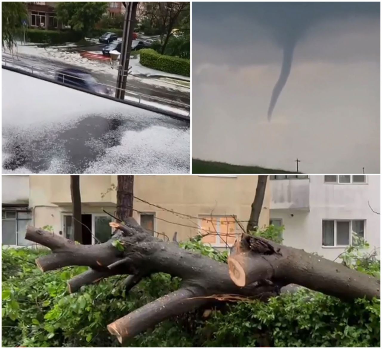 Vremea rea a făcut prăpăd în mai multe localități din România