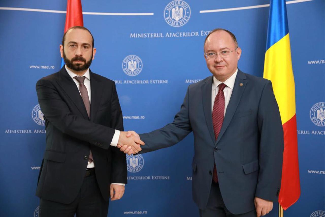 Bogdan Aurescu discussed with his Armenian counterpart the impact of the war in Ukraine on the Republic of Moldova