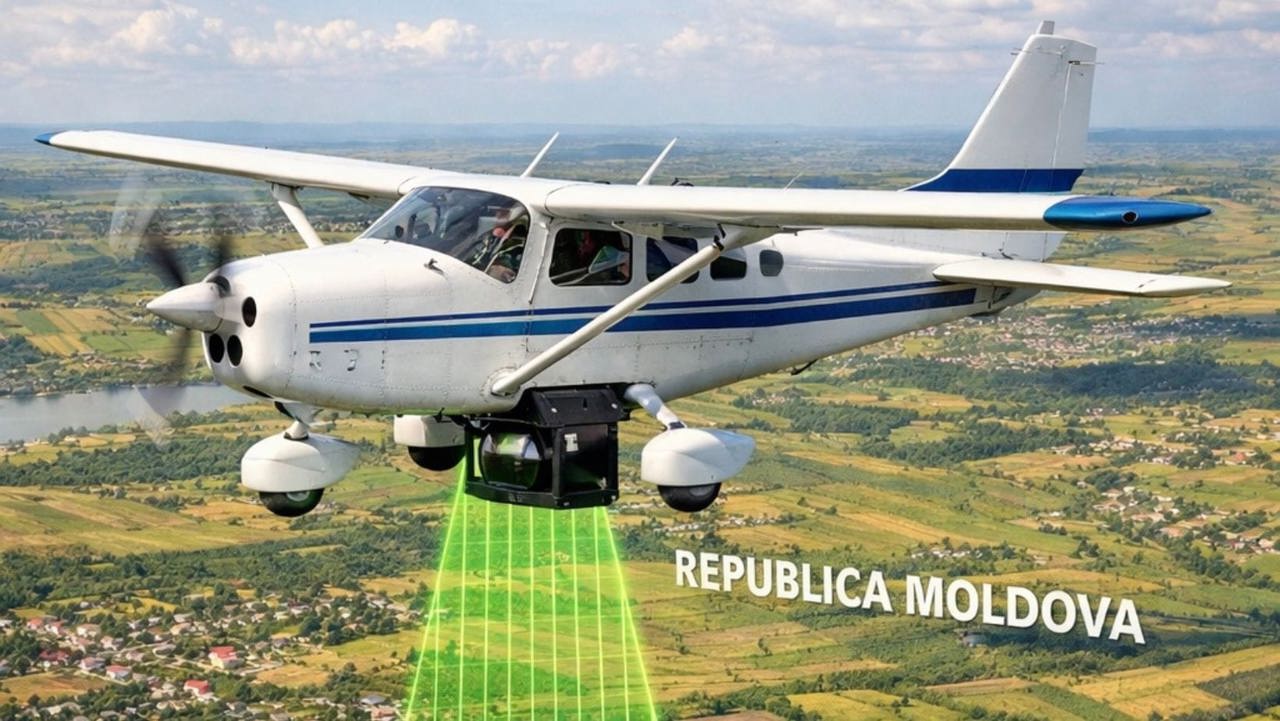 Aerocartografierea R. Moldova a fost prelungită până în iunie din cauza condițiilor meteorologice nefavorabile