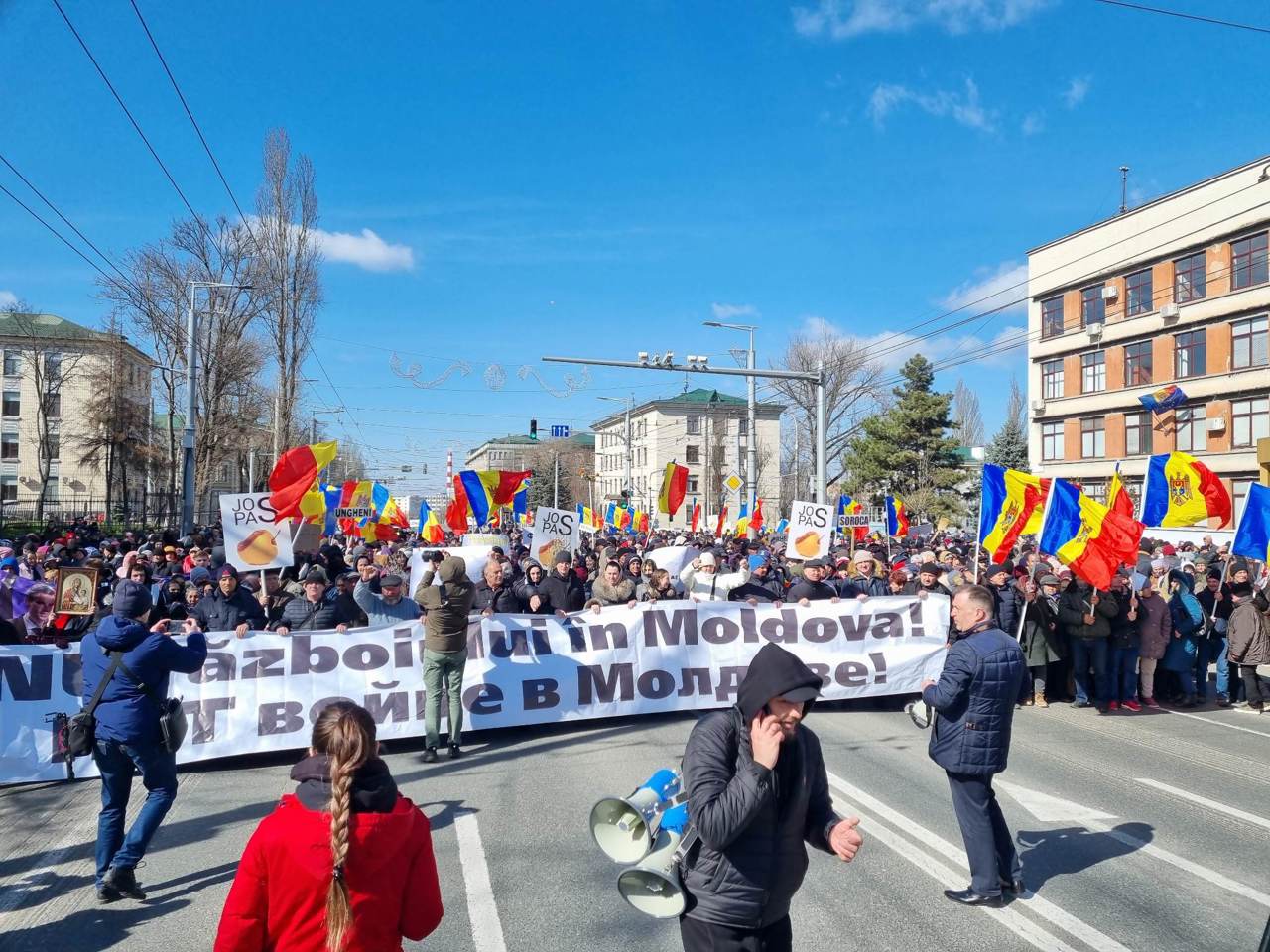 După protestul de duminică, poliția a documentat 77 de persoane, dintre care 24 sunt minori