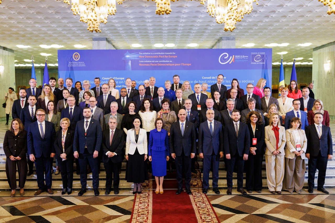 Conferință de nivel înalt la Chișinău: Apel ferm al oficialilor europeni pentru consolidarea democrației prin politici sociale
