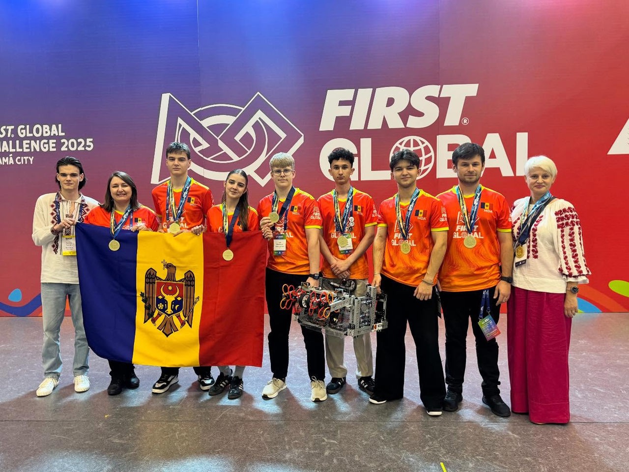 Moldova wins gold at the World Robotics Olympiad for the fifth consecutive year