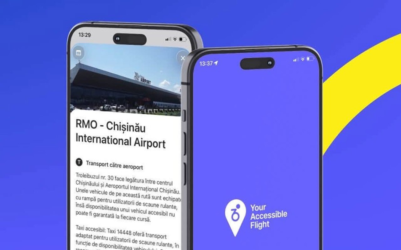 „Your Accessible Flight”, aplicația lansată de aeroportul din Chișinău pentru a facilita planificarea călătoriilor