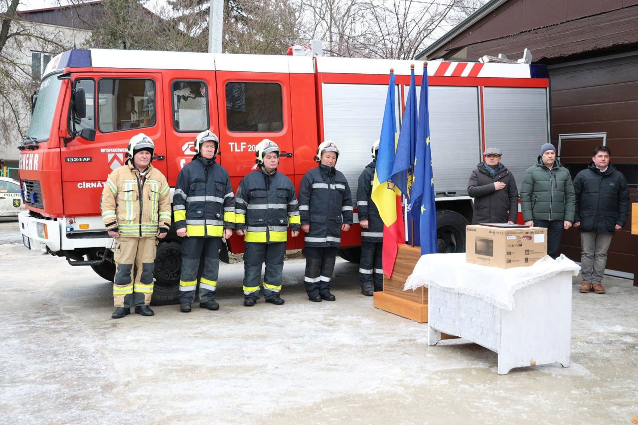 Siguranță mai mare în raionul Căușeni: Post voluntar de pompieri deschis la Cârnățenii Noi