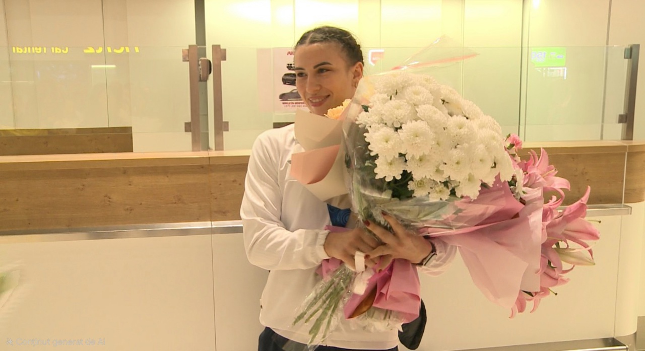 Medalia a ajuns acasă! Irina Rîngaci a revenit în țară cu argintul cucerit la Campionatul Mondial 