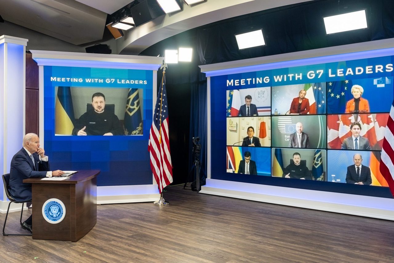 Liderii G7 își propun să consolideze sancțiunile coordonate împotriva Rusiei și să-și intensifice sprijinul pentru Ucraina
