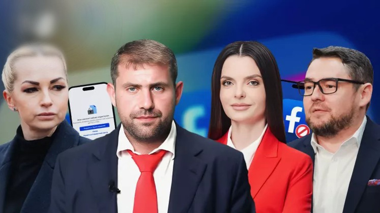 „Conținutul nu este disponibil momentan”: Fruntașii grupării Șor au rămas fără conturi de Facebook. Precizările SIS