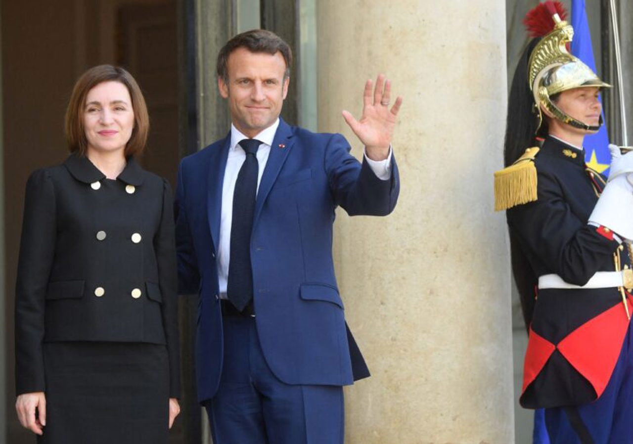 President of France Emmanuel Macron declares support for the Republic of Moldova "in the face of destabilization attempts"