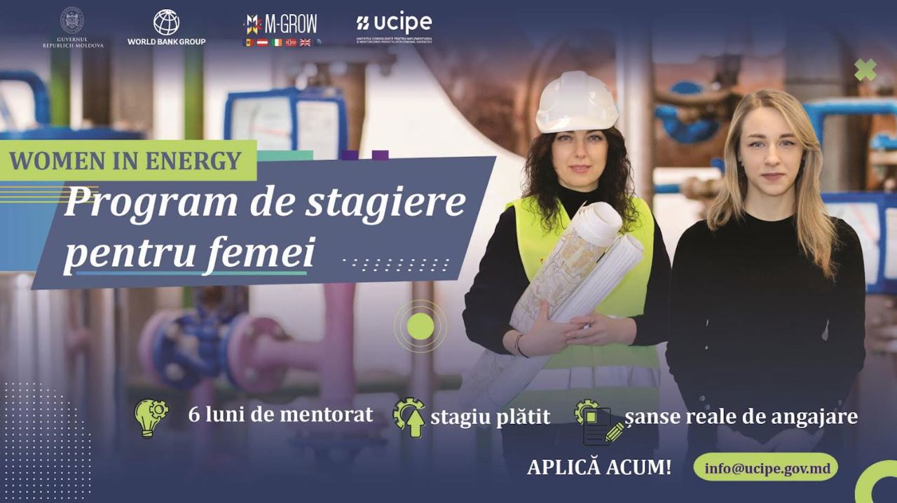 Program de stagiere finanțat de Banca Mondială pentru femeile care vor o carieră în energetică