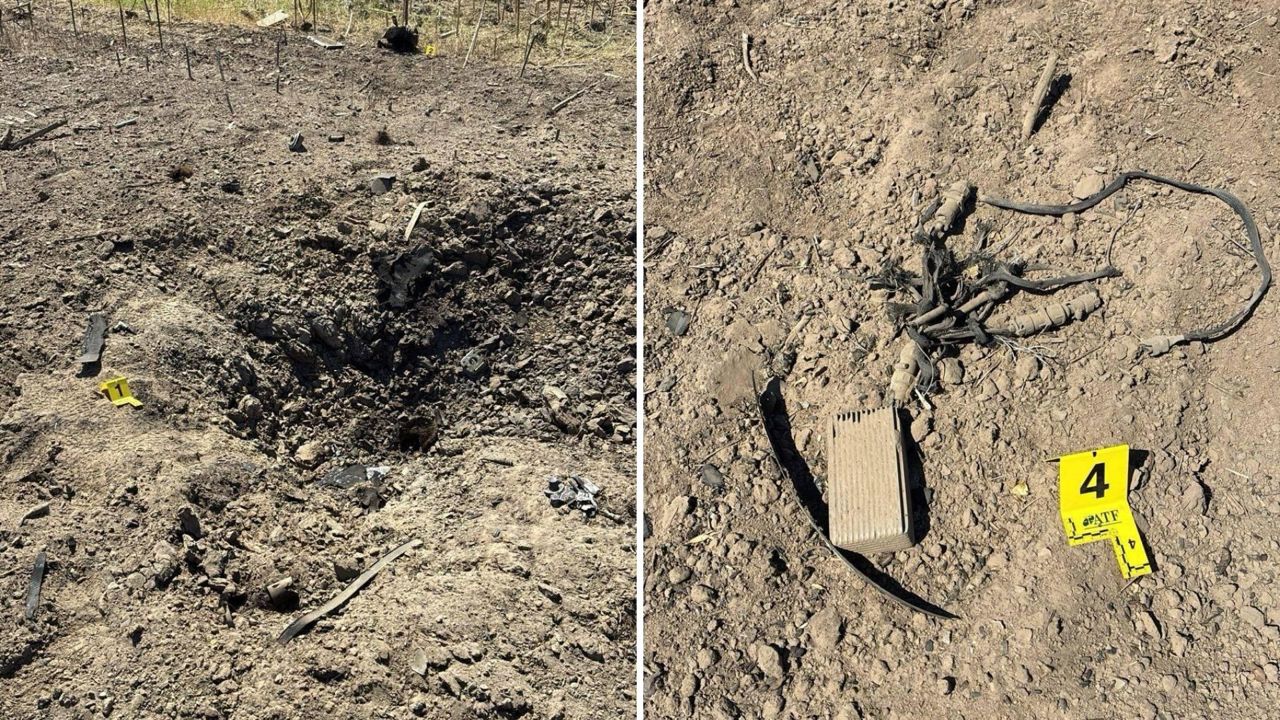 Resturile găsite la Giurgiulești provin de la o dronă de tip Geran. Experții au descoperit urmele unei explozii