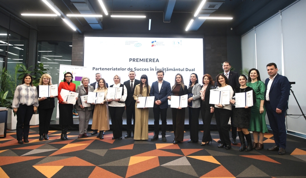 Premii și granturi de zeci de mii de euro pentru dezvoltarea învățământului dual, în R. Moldova
