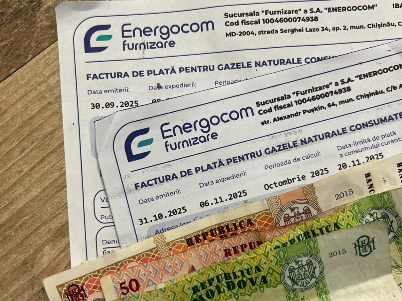 Energocom va solicita ANRE-ului să revizuiască tariful la gaze: Cererea, expediată până la finele săptămânii curente