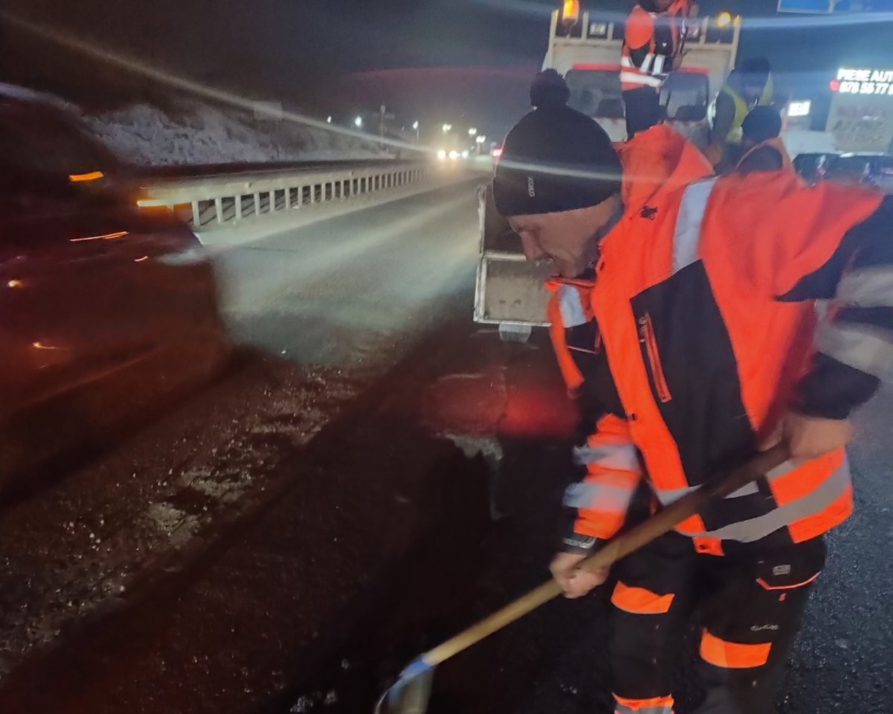 National roads under constant watch; night interventions on several sectors