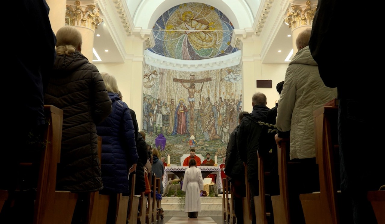 Duminica Floriilor, sărbătorită de credincioșii catolici din Chișinău. Începe Săptămâna Mare