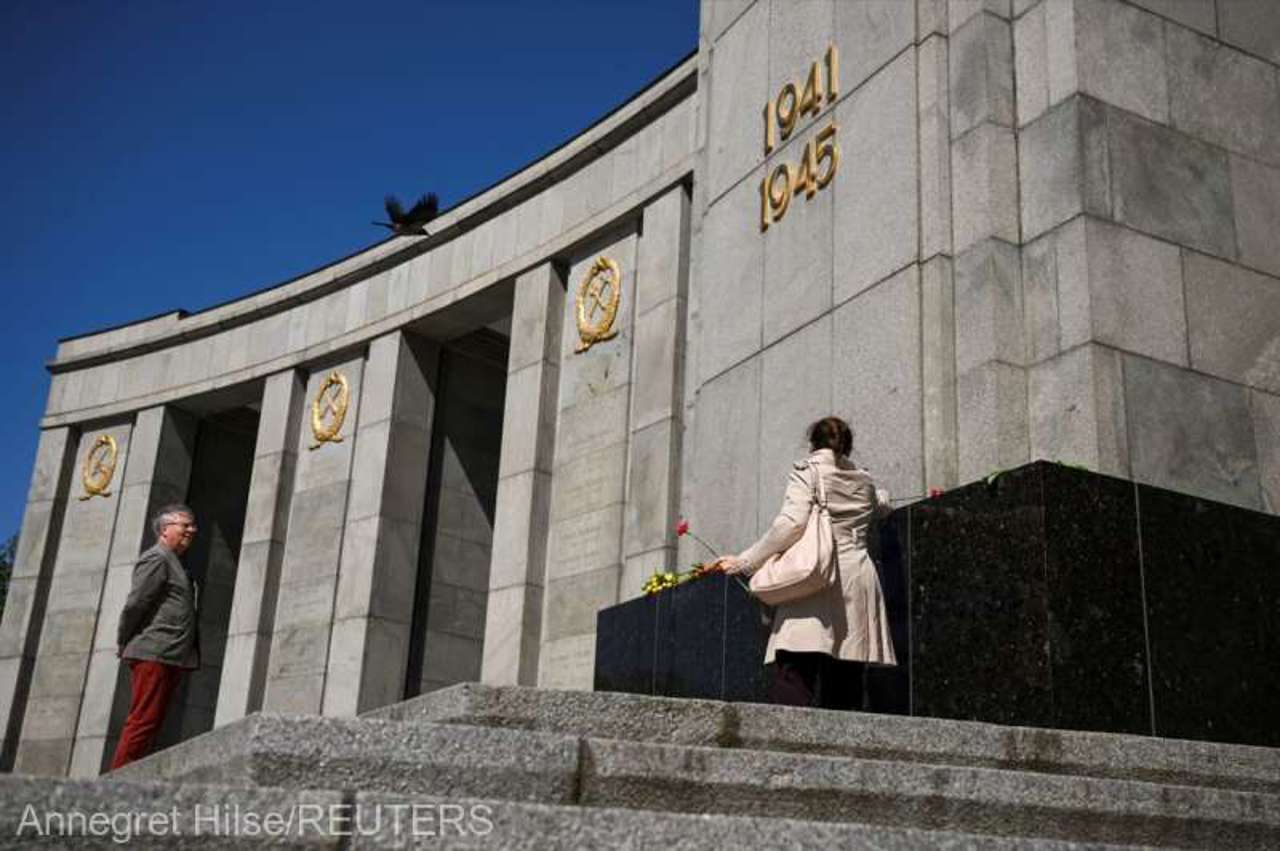 Drapelele ruse și sovietice, interzise pe 9 mai la Berlin