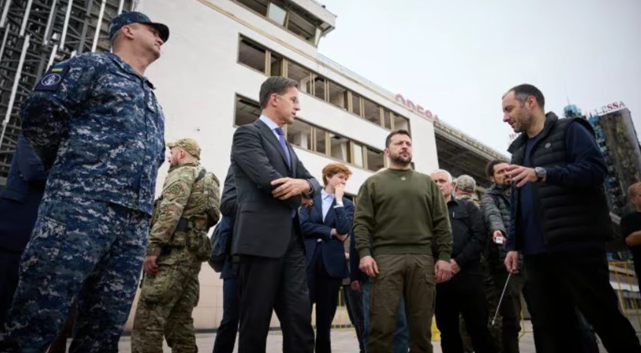 Mark Rutte, in a surprise visit to Odessa: "The events in Israel and Gaza will not distract us from supporting Ukraine"