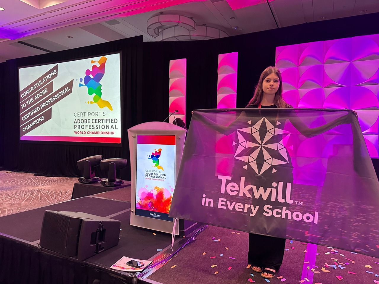 O elevă din Fălești a reprezentat R. Moldova la campionatul global de design grafic din SUA