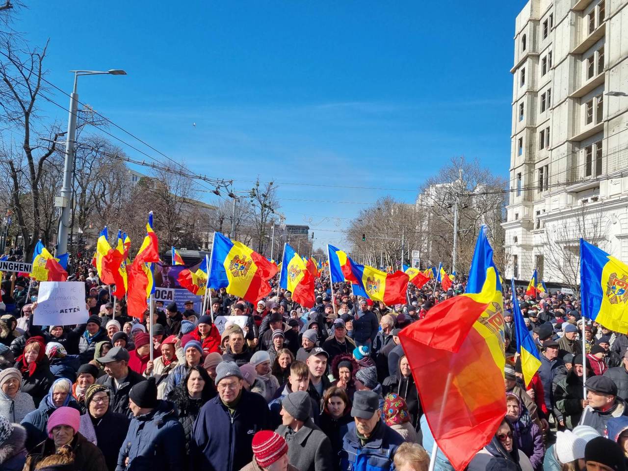 The protest in the center of Chisinau ended without destabilization. The reaction of the authorities