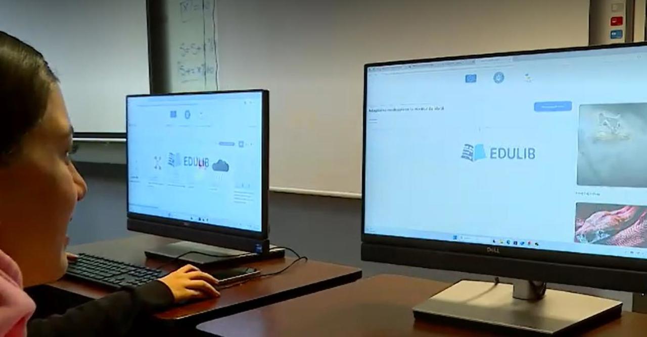 Elevii din R. Moldova vor putea accesa biblioteca digitală EduLib din România