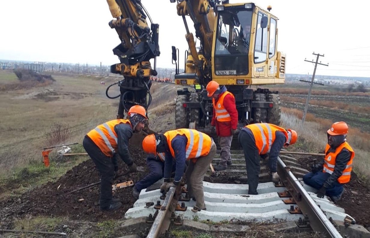Железнодорожный участок «Тигина-Бессарабка-Джурджулешты» в процессе полного восстановления
