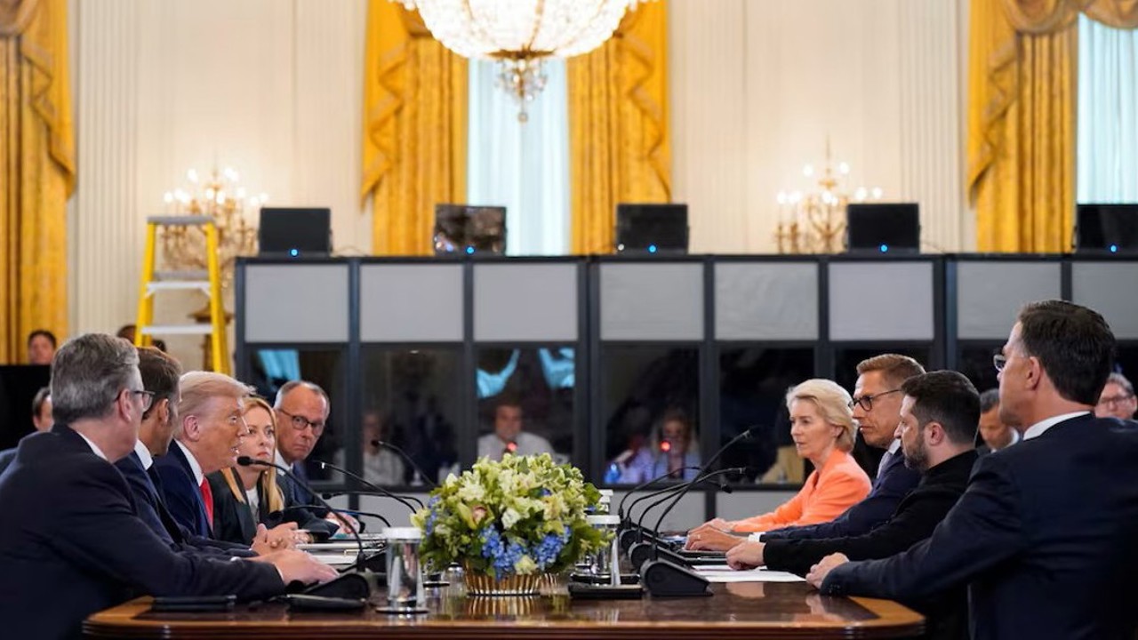 Trump, Zelenskyy, and European leaders meet for Ukraine summit