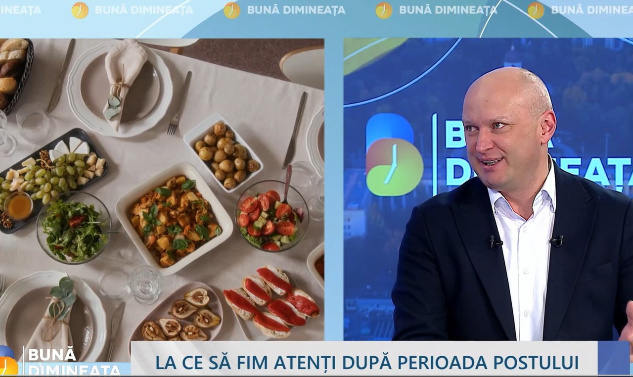 captură video: Sergiu Munteanu, medic nutriționist