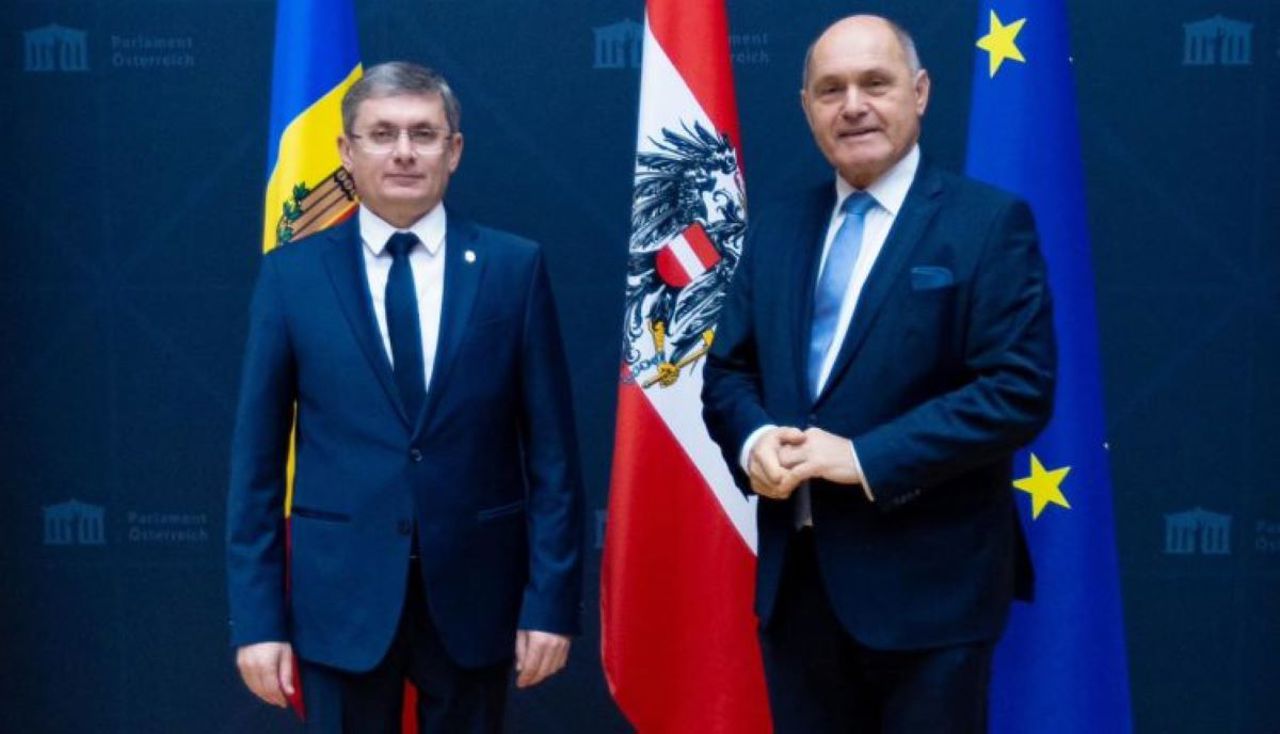 Igor Grosu, întrevedere cu omologul său austriac Wolfgang Sobotka: Republica Moldova este pregătită să înceapă negocierile de aderare la UE